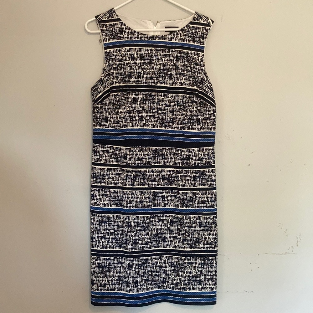 Navy Striped Dress from The Limited, size LG